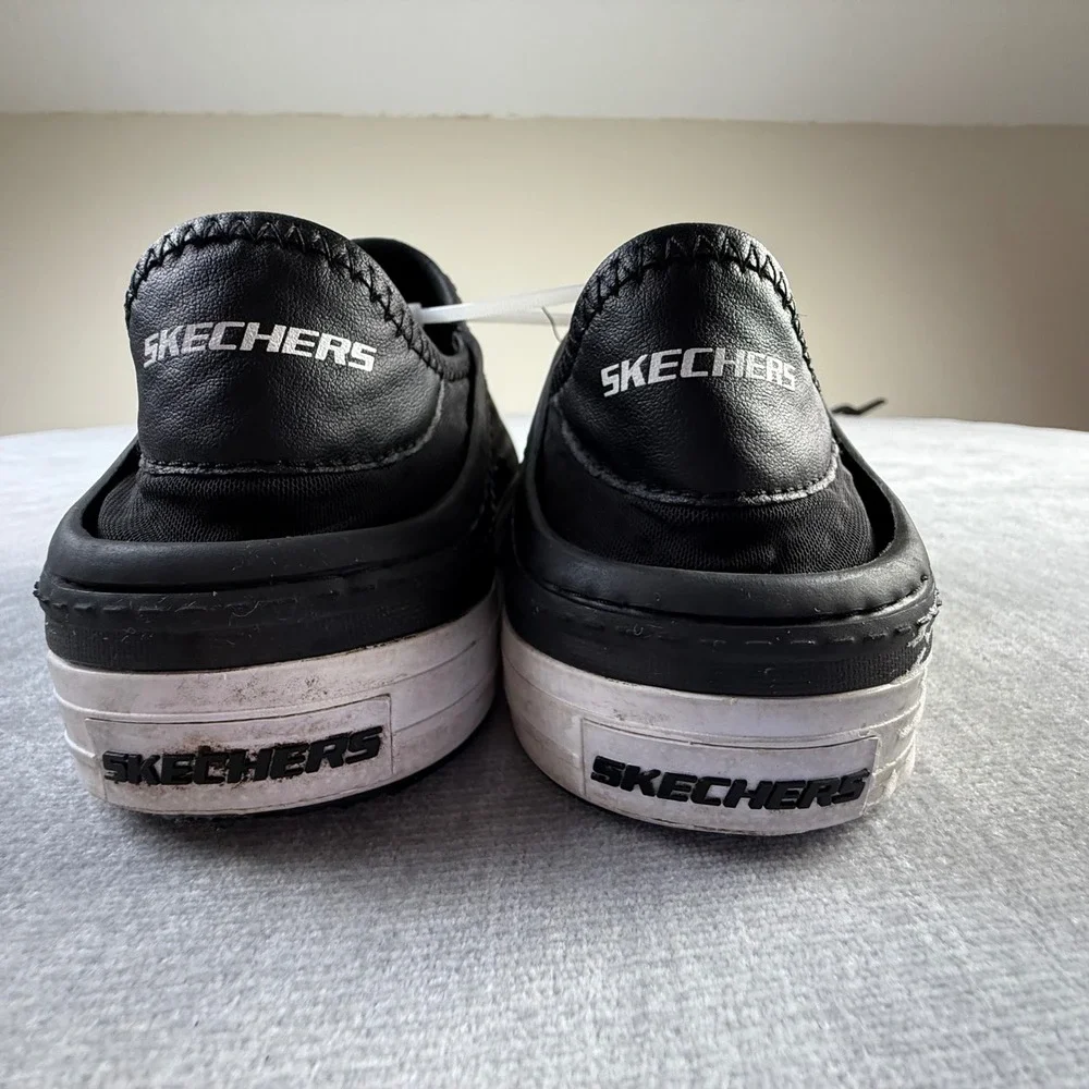 Skechers Kids Black EVA Perforated Slip On Water Shoes Sneakers Size 3